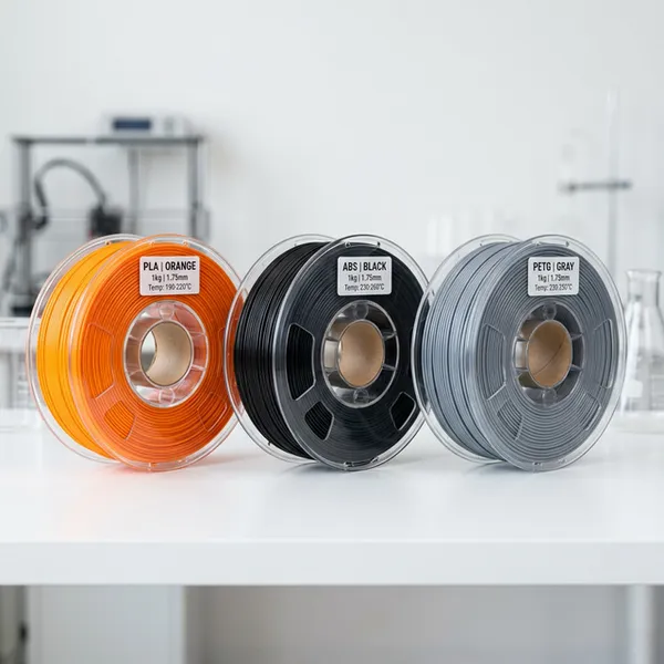 PLA vs ABS vs PETG : Quel matériau d'impression 3D choisir ?